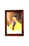 Premanand Govind Sharan Maharaj Ji Photo Frame For Wall & Table | 7x9 Inch Golden Cherry Finish | Decorative Premanand Govind Sharan Maharaj Ji Photo Frame For Home, Office & Pooja Room (F11587)