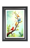 Songbird Friends Photo Wall & Table Frame | 10x14 Inch Black Designer | Perfect For Gifting & Home Decor (F9656)