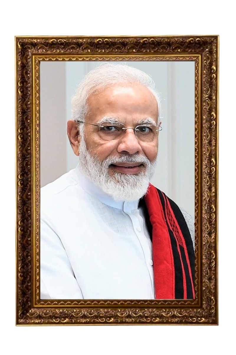 Narendra Modi Damudar Big Photo Frame - 20x28 Inches For Home,Temple & Office Decoration (F11227)