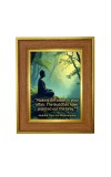 Buddha Photo Frame 16x20 Inches-Brown Wooden Frame For Home, Office & Temple Decoration And Gifting (F6324)