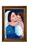 Virgin Mary And Baby Jesus Big Photo Frame - 20x28 Inches For Home,Temple & Office Decoration (F11295)