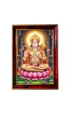 Lord Hanuman Photo Frame For Wall & Table | 7x9 Inch Golden Cherry Finish | Decorative Lord Hanuman Photo Frame For Home, Office & Pooja Room (F11782)
