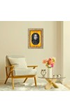 Paramahansa Yogananda Spiritual Guru Digital Photo In Designer Frame, Size 8x12 Inch | Hindu Religious Picture For Home Temple, Office & Gift | Wall Art & Pooja Decor (F10488)