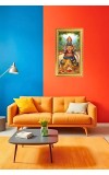 Naga Devi Digital Golden Color Photo Frame | Hindu Religious Wall Decor | 8x15 Inches - Inspirational Wall Art For Office, Home Decor - Ideal Spiritual Gift (F10379)
