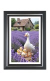 Duck And Her Chicks Photo Wall & Table Frame | 12x16 Inch Black Designer | Perfect For Gifting & Home Decor (F9648)
