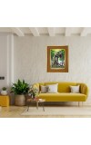 Couple Nature Photo Frame 10x14 Inches-Brown Wooden Frame For Home, Office & Temple Decoration And Gifting (F6427)