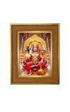 Lord Hanuman Photo Frame 16x20 Inches-Brown Wooden Frame For Home, Office & Temple Decoration And Gifting (F6229)