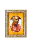A.C. Bhaktivedanta Swami Prabhupada Spiritual Guru Digital Photo In Designer Frame, Size 16x20 Inch | Hindu Religious Picture For Home Temple, Office & Gift | Wall Art & Pooja Decor (F10484)