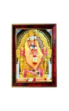 Lord Sai Baba Photo Frame For Wall & Table | 7x9 Inch Golden Cherry Finish | Decorative Lord Sai Baba Photo Frame For Home, Office & Pooja Room (F11714)