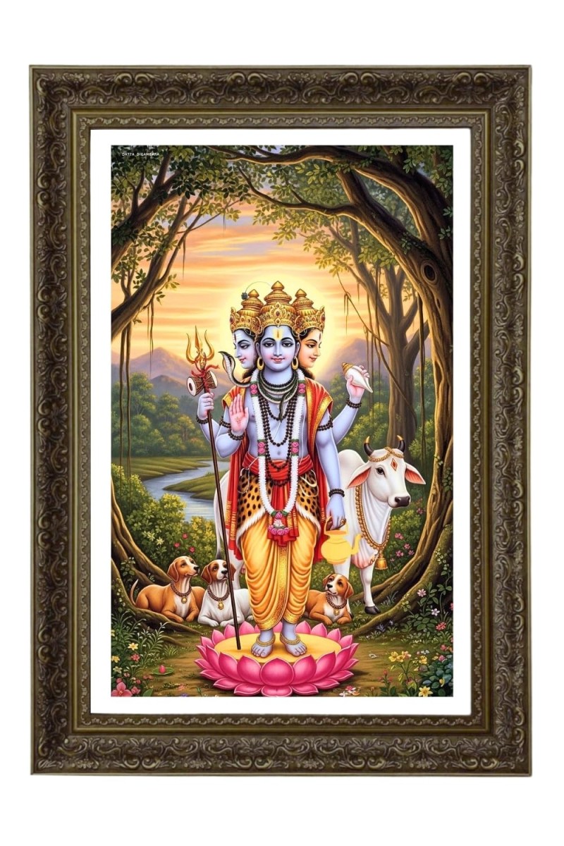 Vertical16X24 Inches Frame Big Photo Frame - 20x28 Inches For Home,Temple & Office Decoration (F11096)
