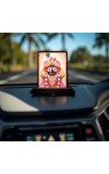 Car Desk/Table Top Lord Jagannath Wooden Photo Stand 3x4 Inches, Compact & Stylish Spiritual Display For Car, Home & Office (Pack Of 1) (F14598)