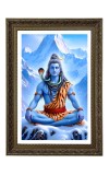 Lord Mhadev Big Photo Frame - 20x28 Inches For Home,Temple & Office Decoration (F11053)