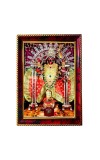 Maa Kali Photo Frame For Wall & Table | 7x9 Inch Golden Cherry Finish | Decorative Maa Kali Photo Frame For Home, Office & Pooja Room (F11726)