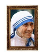Mother Teresa Big Photo Frame - 20x28 Inches For Home,Temple & Office Decoration (F11230)