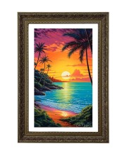 Vertical16X24 Inches Frame Big Photo Frame - 20x28 Inches For Home,Temple & Office Decoration (F10864)