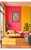 Maa Kaali Big Photo Frame - 20x28 Inches For Home,Temple & Office Decoration (F11252)