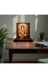 Car Desk/Table Top Lord Ganesha Wooden Photo Stand â€“ 3x4 Inches, Compact & Stylish Spiritual Display For Car, Home & Office (Pack Of 1) (F15076)