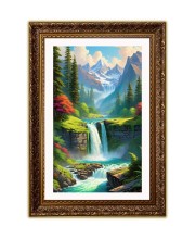 Vertical16X24 Inches Frame Big Photo Frame - 20x28 Inches For Home,Temple & Office Decoration (F10890)