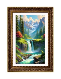 Vertical16X24 Inches Frame Big Photo Frame - 20x28 Inches For Home,Temple & Office Decoration (F10890)