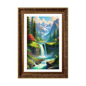 Vertical16X24 Inches Frame Big Photo Frame - 20x28 Inches For Home,Temple & Office Decoration (F10890)