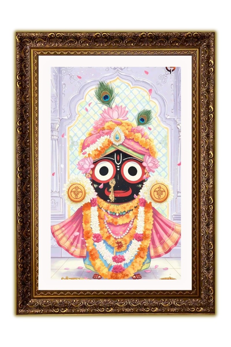 Vertical16X24 Inches Frame Big Photo Frame - 20x28 Inches For Home,Temple & Office Decoration (F10928)