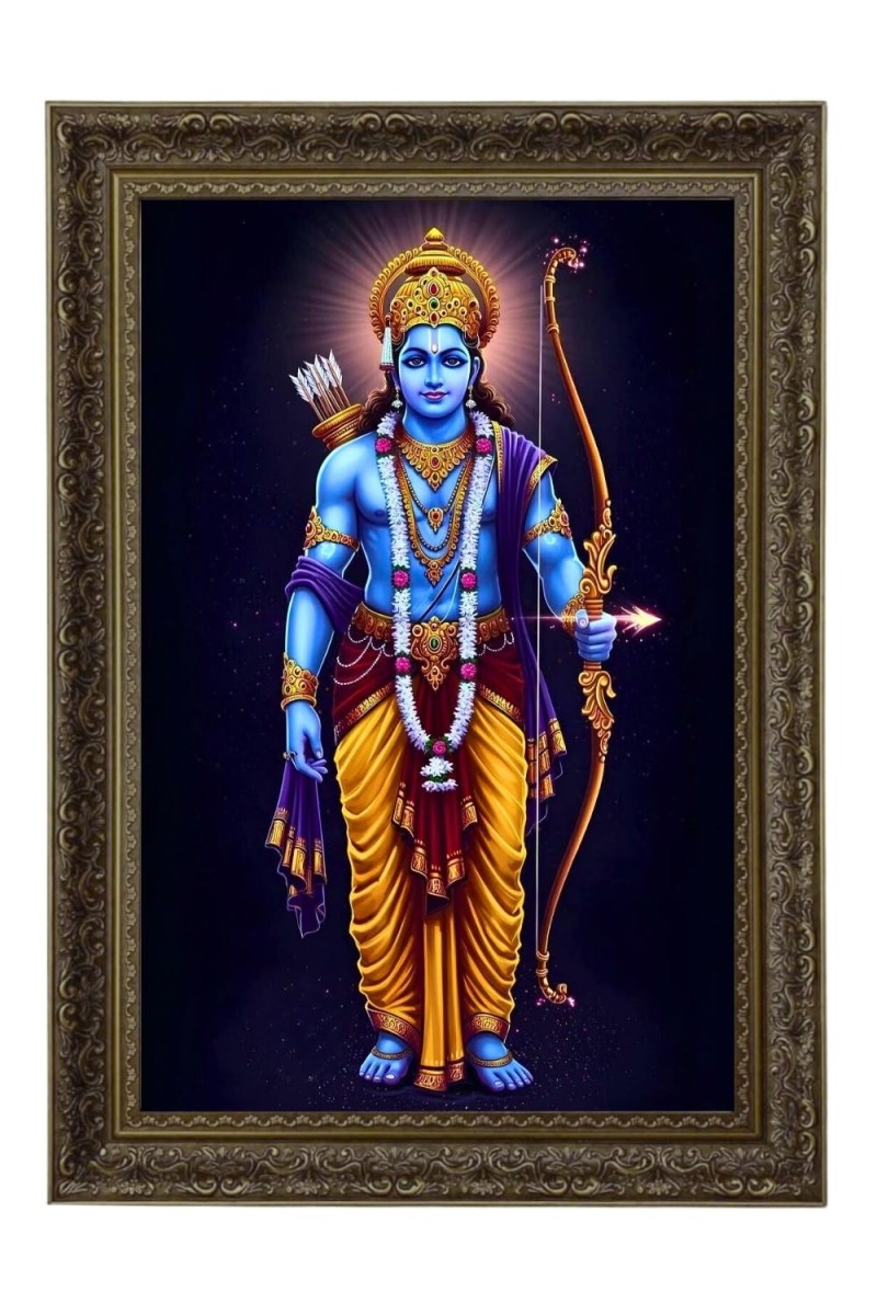 Vertical16X24 Inches Frame Big Photo Frame - 20x28 Inches For Home,Temple & Office Decoration (F11124)