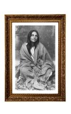 Anandamayi Ma Big Photo Frame - 20x28 Inches For Home,Temple & Office Decoration (F11262)