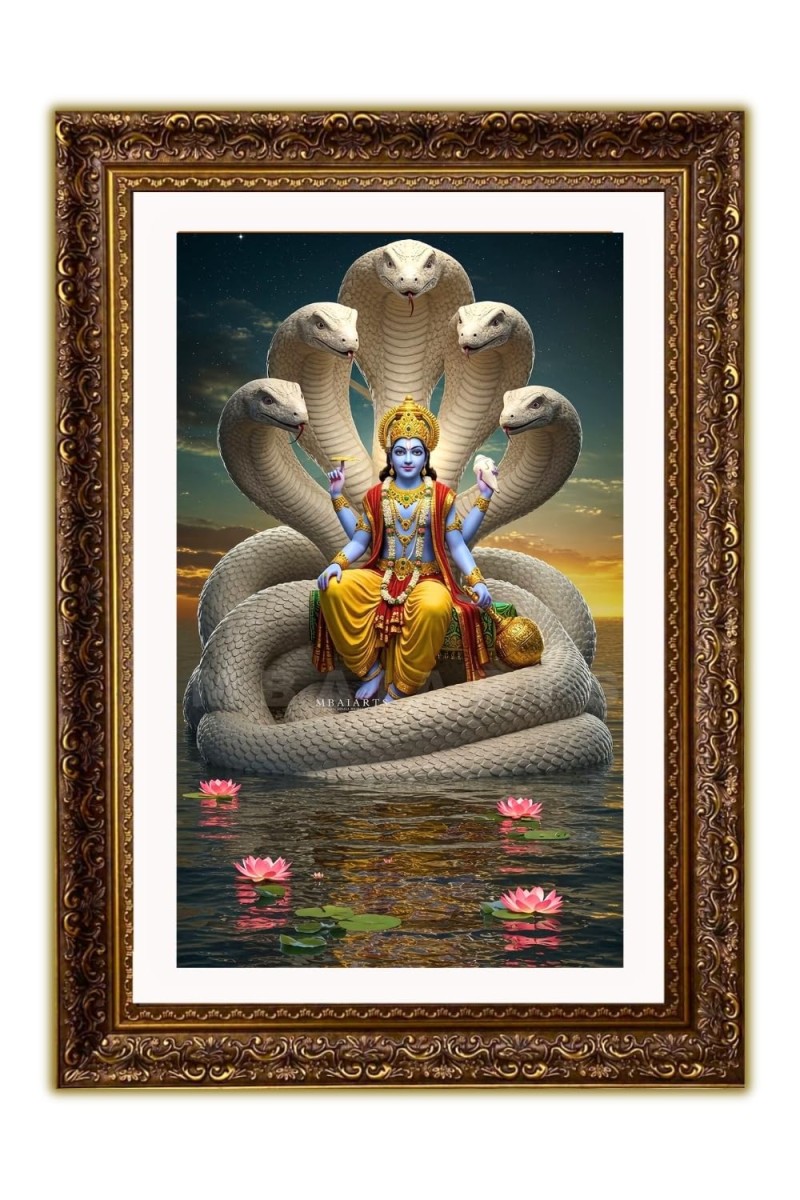 Vertical16X24 Inches Frame Big Photo Frame - 20x28 Inches For Home,Temple & Office Decoration (F10924)
