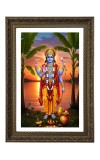 Lord Vishnu Big Photo Frame - 20x28 Inches For Home,Temple & Office Decoration (F10720)