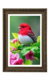 Northern Cardinal Big Photo Frame - 20x28 Inches For Home,Temple & Office Decoration (F11056)