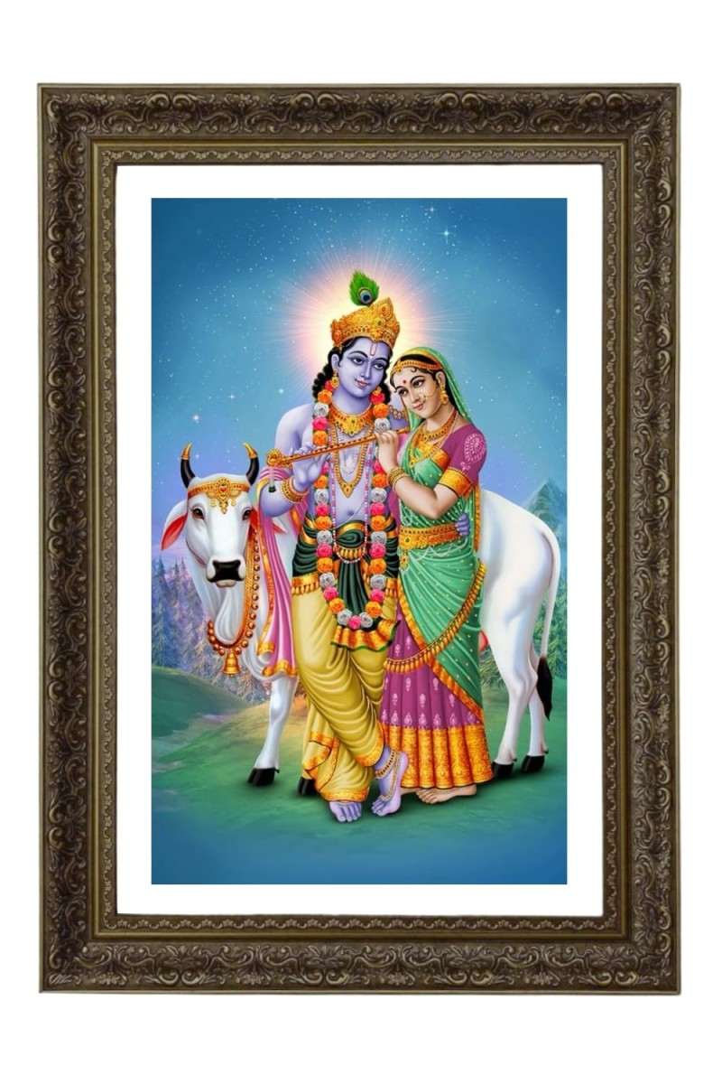 Vertical16X24 Inches Frame Big Photo Frame - 20x28 Inches For Home,Temple & Office Decoration (F10831)