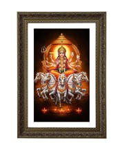 Surya Big Photo Frame - 20x28 Inches For Home,Temple & Office Decoration (F11010)