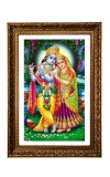 Divine Radha & Krishna Big Photo Frame - 20x28 Inches For Home,Temple & Office Decoration (F11197)