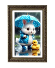 Vertical16X24 Inches Frame Big Photo Frame - 20x28 Inches For Home,Temple & Office Decoration (F10758)