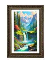 Vertical16X24 Inches Frame Big Photo Frame - 20x28 Inches For Home,Temple & Office Decoration (F10871)