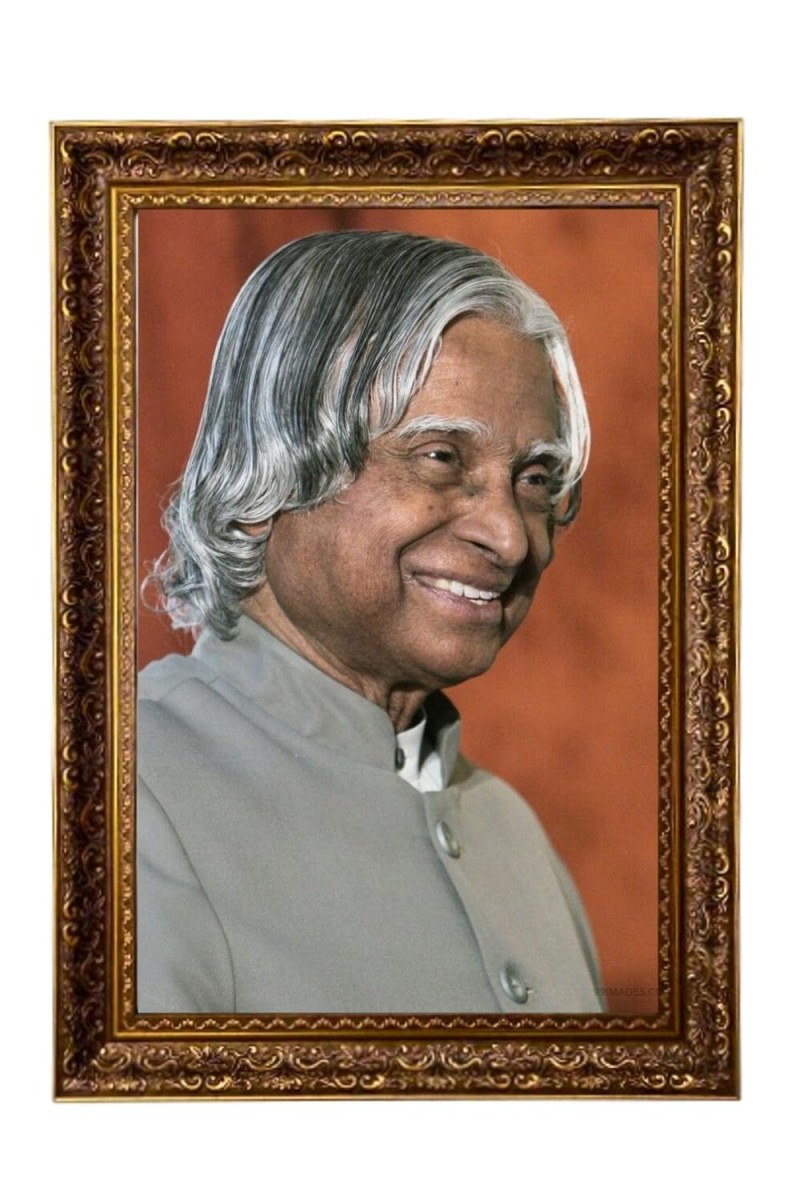 A. P. J. Abdul Kalam Big Photo Frame - 20x28 Inches For Home,Temple & Office Decoration (F11220)