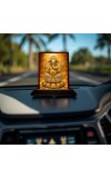 Car Desk/Table Top Lord Ganesha Wooden Photo Stand â€“ 3x4 Inches, Compact & Stylish Spiritual Display For Car, Home & Office (Pack Of 1) (F15089)