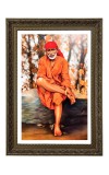 Sridhi Sai Baba Big Photo Frame - 20x28 Inches For Home,Temple & Office Decoration (F11069)
