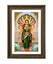 Maa Manasha Devi Big Photo Frame - 20x28 Inches For Home,Temple & Office Decoration (F11006)