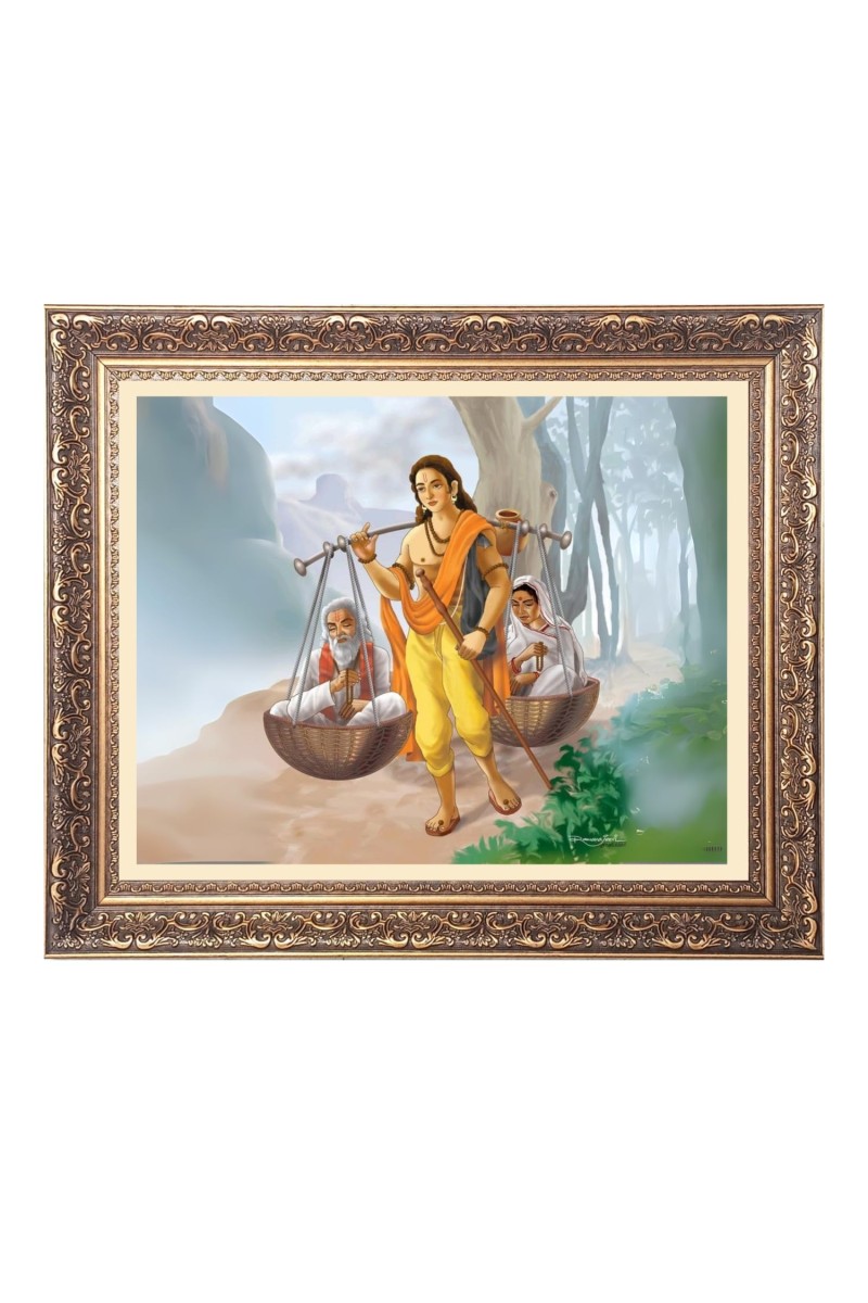 Shravan kumar Big Photo Frame - 24x28 Inches for Home,Temple & Office Decoration