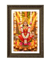Maa Laxmi Big Photo Frame - 20x28 Inches For Home,Temple & Office Decoration (F10714)