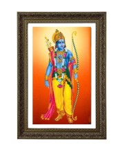 Jai Shree Ram Big Photo Frame - 20x28 Inches For Home,Temple & Office Decoration (F10629)