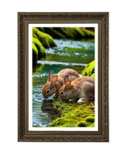 Vertical16X24 Inches Frame Big Photo Frame - 20x28 Inches For Home,Temple & Office Decoration (F11034)