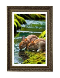 Vertical16X24 Inches Frame Big Photo Frame - 20x28 Inches For Home,Temple & Office Decoration (F11034)