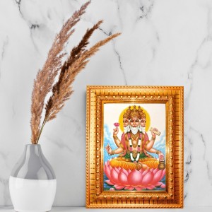 Khatu Shyam Ji Golden Designer Photo Frame | 12x16 Inch Religious Wall Hanging Frame For Home, Office Decoration and Spiritual Gift Item (M1) Khatu Shyam Ji Golden Designer Photo Frame | 12x16 Inch Religious Wall Hanging Frame For Home, Office Decoration and Spiritual Gift Item (M1)