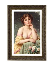 Eugene De Blaas Big Photo Frame - 20x28 Inches For Home,Temple & Office Decoration (F11068)