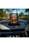 Car Desk/Table Top Arulmigu Annamalaiyar(Lord Shivaa) Wooden Photo Stand 3x4 Inches, Compact & Stylish Spiritual Display For Car, Home & Office (Pack Of 1) (F14315)