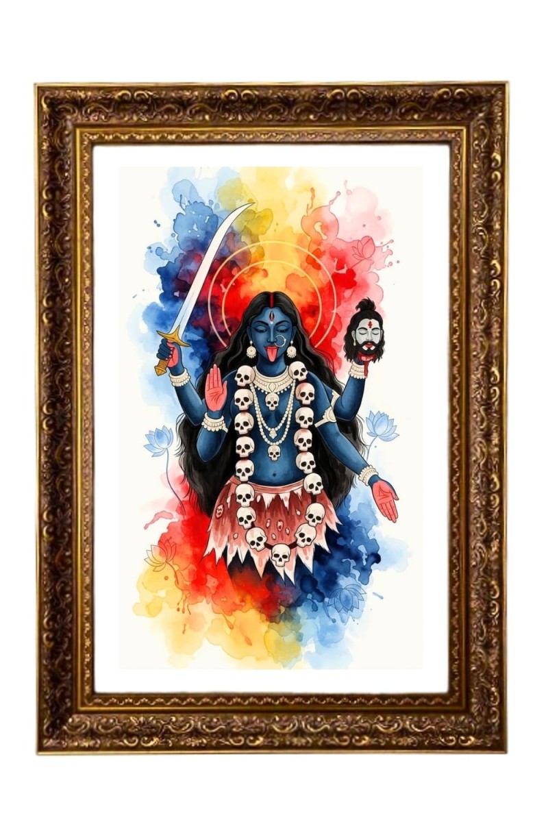 Vertical16X24 Inches Frame Big Photo Frame - 20x28 Inches For Home,Temple & Office Decoration (F11129)