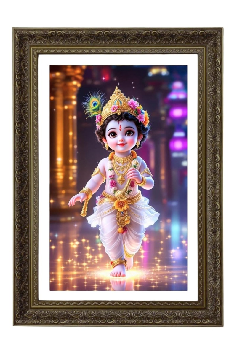 Vertical16X24 Inches Frame Big Photo Frame - 20x28 Inches For Home,Temple & Office Decoration (F10799)