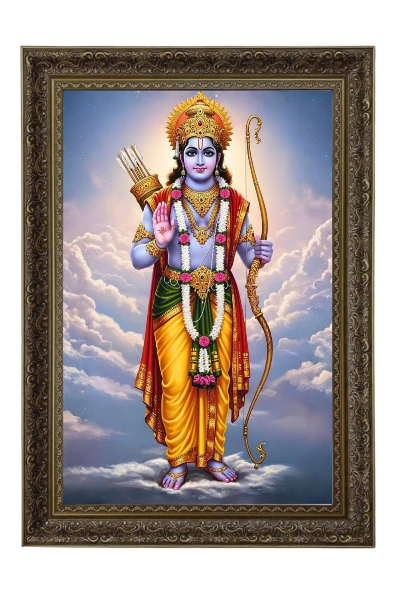 Vertical16X24 Inches Frame Big Photo Frame - 20x28 Inches For Home,Temple & Office Decoration (F11123)